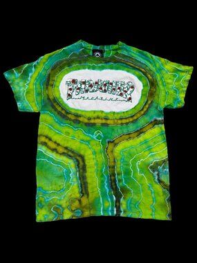 Thrasher Skate Mag Tie Dye - Rose/Green